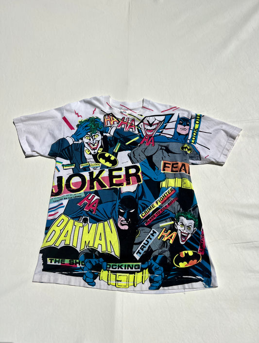 Vintage 1989 DC Comics Batman and Joker AOP Shirt