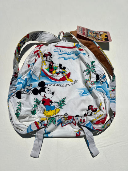 Vintage 1980's Disney Mickey Mouse Cartoon Backpack