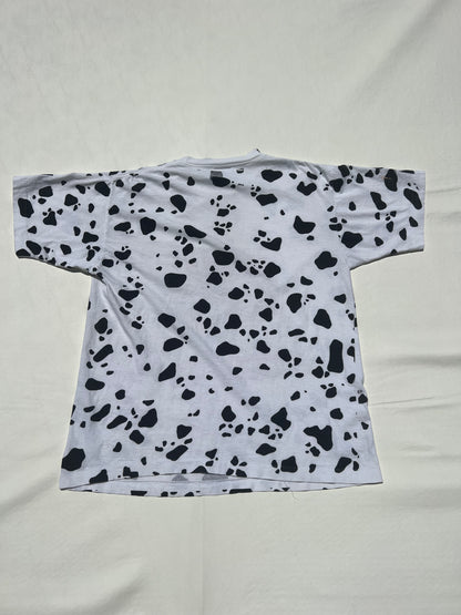 Vintage 1990's 101 Dalmatians “Paw Print” Movie Promo AOP Shirt