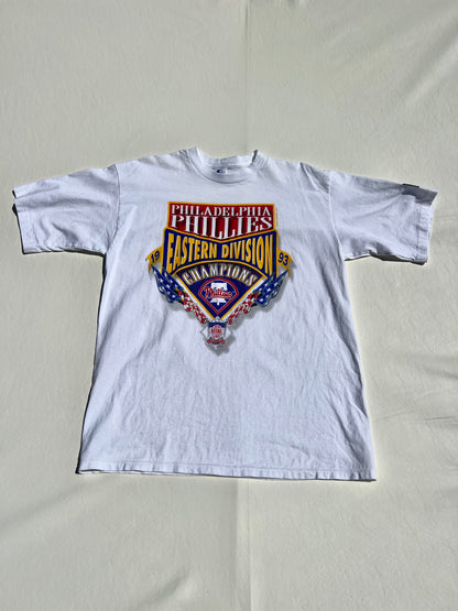 Vintage 1993 Philedelphia Phillies Eastern Divison Champions Starter Shirt