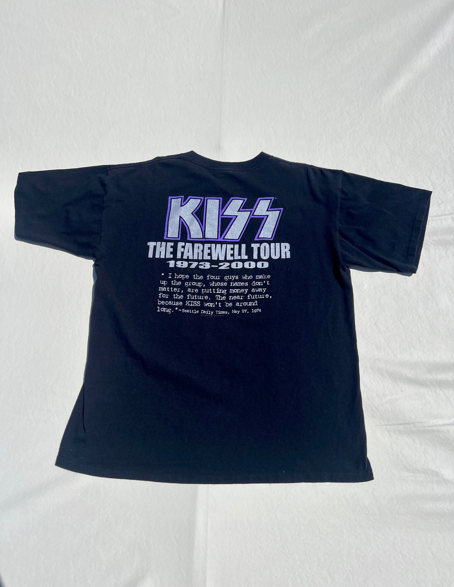 Vintage 2000 Kiss "The Farewell Tour" Shirt