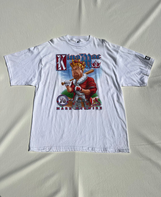 Vintage 1998 Mark McGwire Caricature Starter Shirt