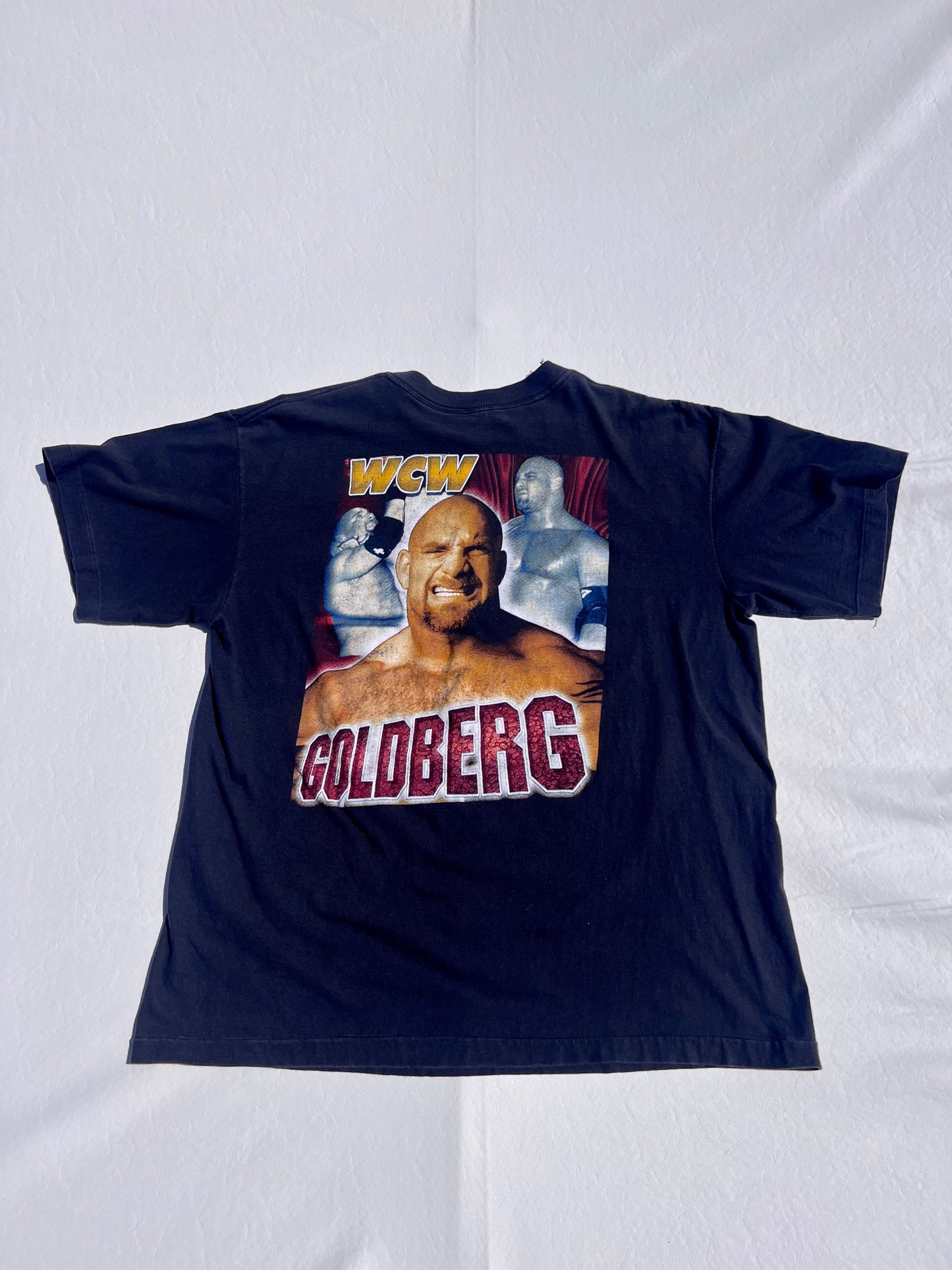 Vintage 1990's WCW Goldberg Rap Tee Shirt