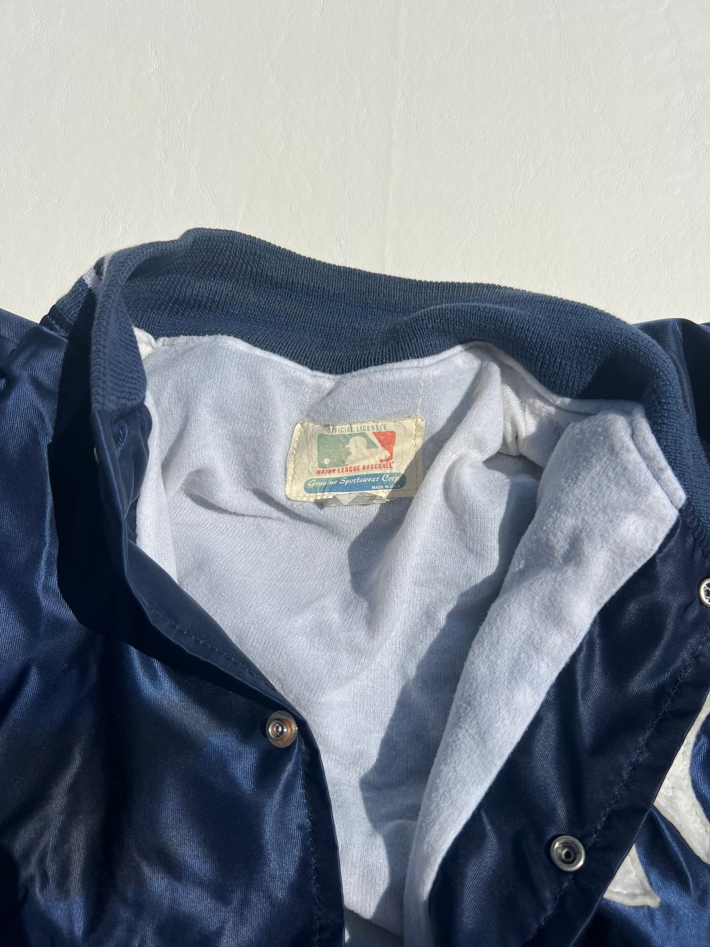 Vintage New York Yankees Satin Bomber Jacket