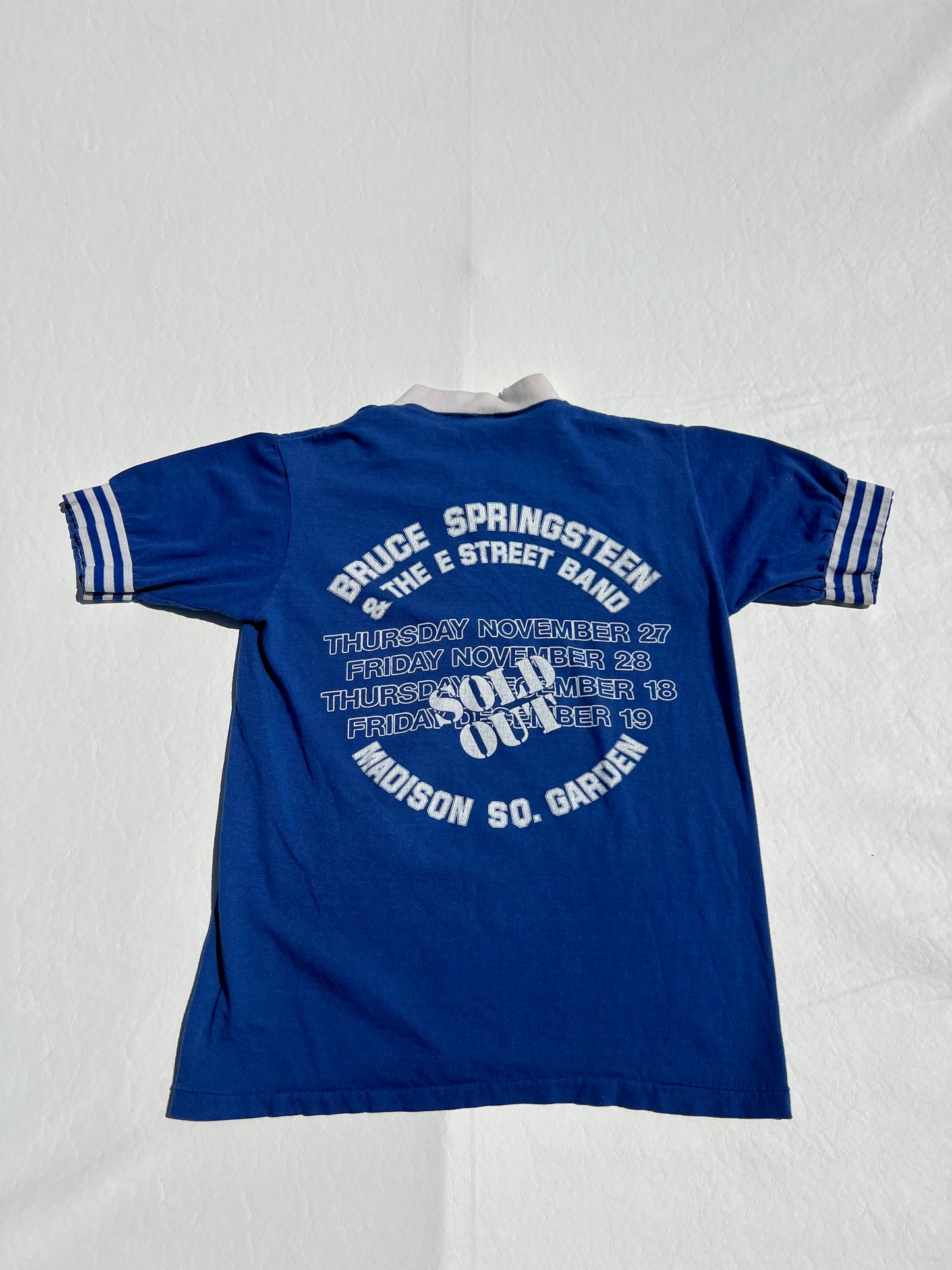 Vintage 1980 Bruce Springsteen & The E Street Band Madison Square Garden Concert Shirt