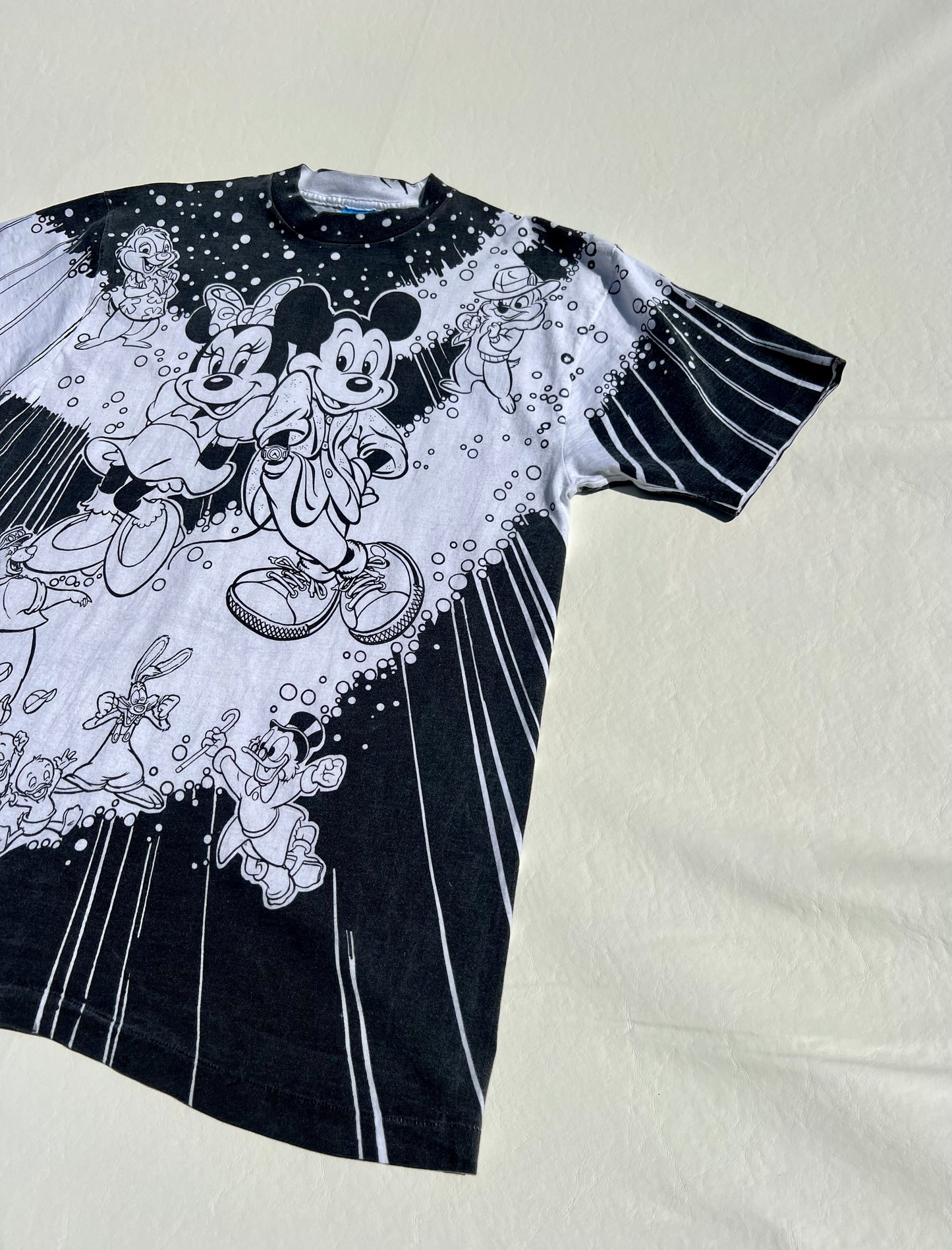 Vintage 1980's Disney World On Ice AOP Shirt