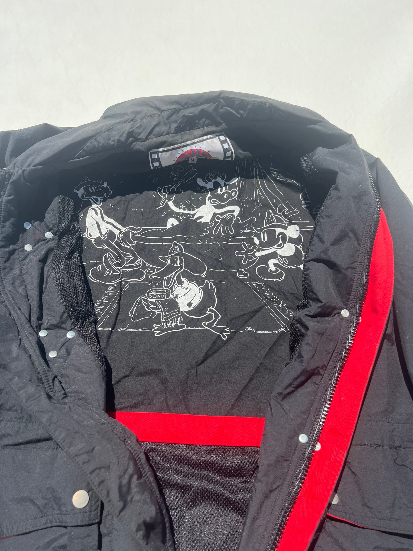 Vintage 1990's Disney Mickey Mouse Fire Brigade Jacket