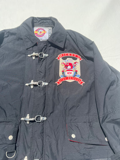 Vintage 1990's Disney Mickey Mouse Fire Brigade Jacket