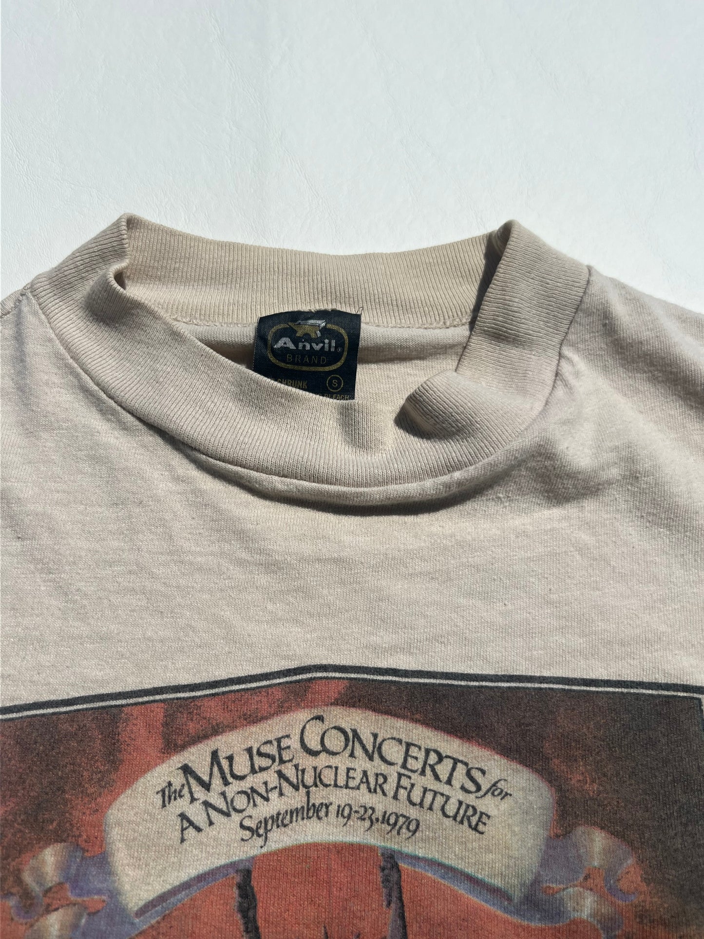 Vintage 1979 The Muse Concerts For A Non-Nuclear Future Concert Shirt