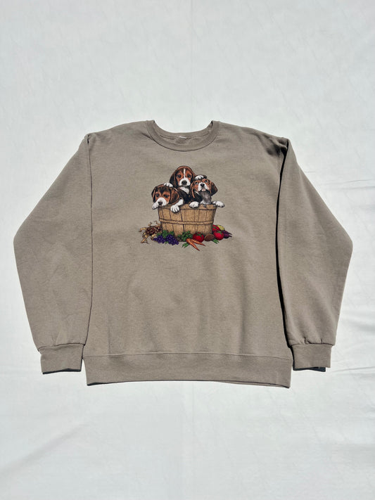 Vintage 1990's Beagle Puppy Dog Crewneck