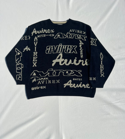 Vintage Avirex "Spell Out" Sweater