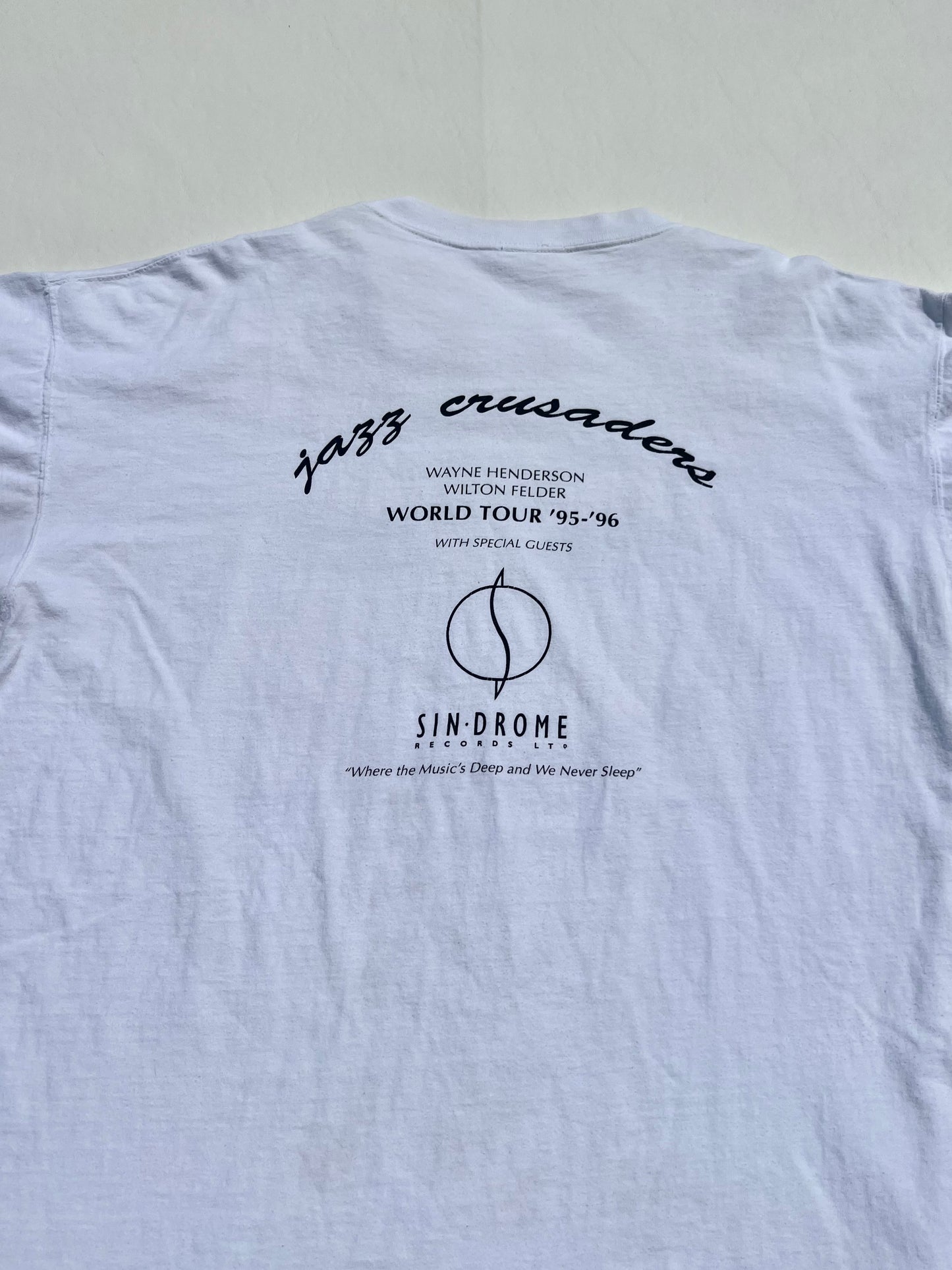 Vintage 1996 Jazz Crusaders "Happy Again" Tour Shirt