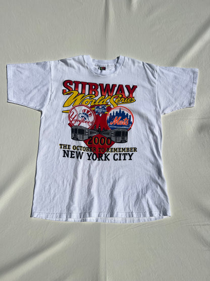 Vintage 2000 Subway Series New York Yankees VS New York Mets Shirt