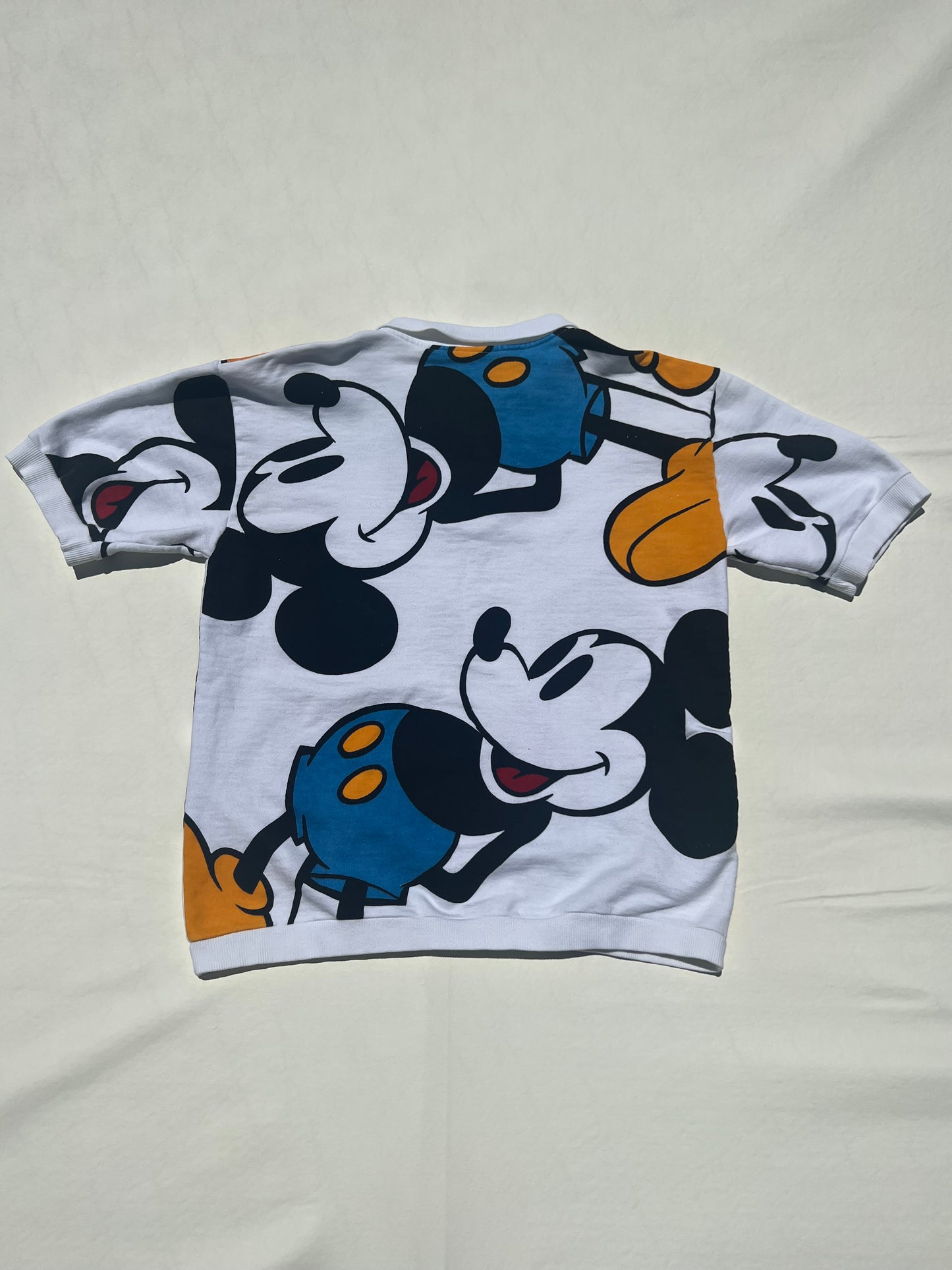 Vintage 1990's Disney Mickey Mouse AOP Collared Shirt