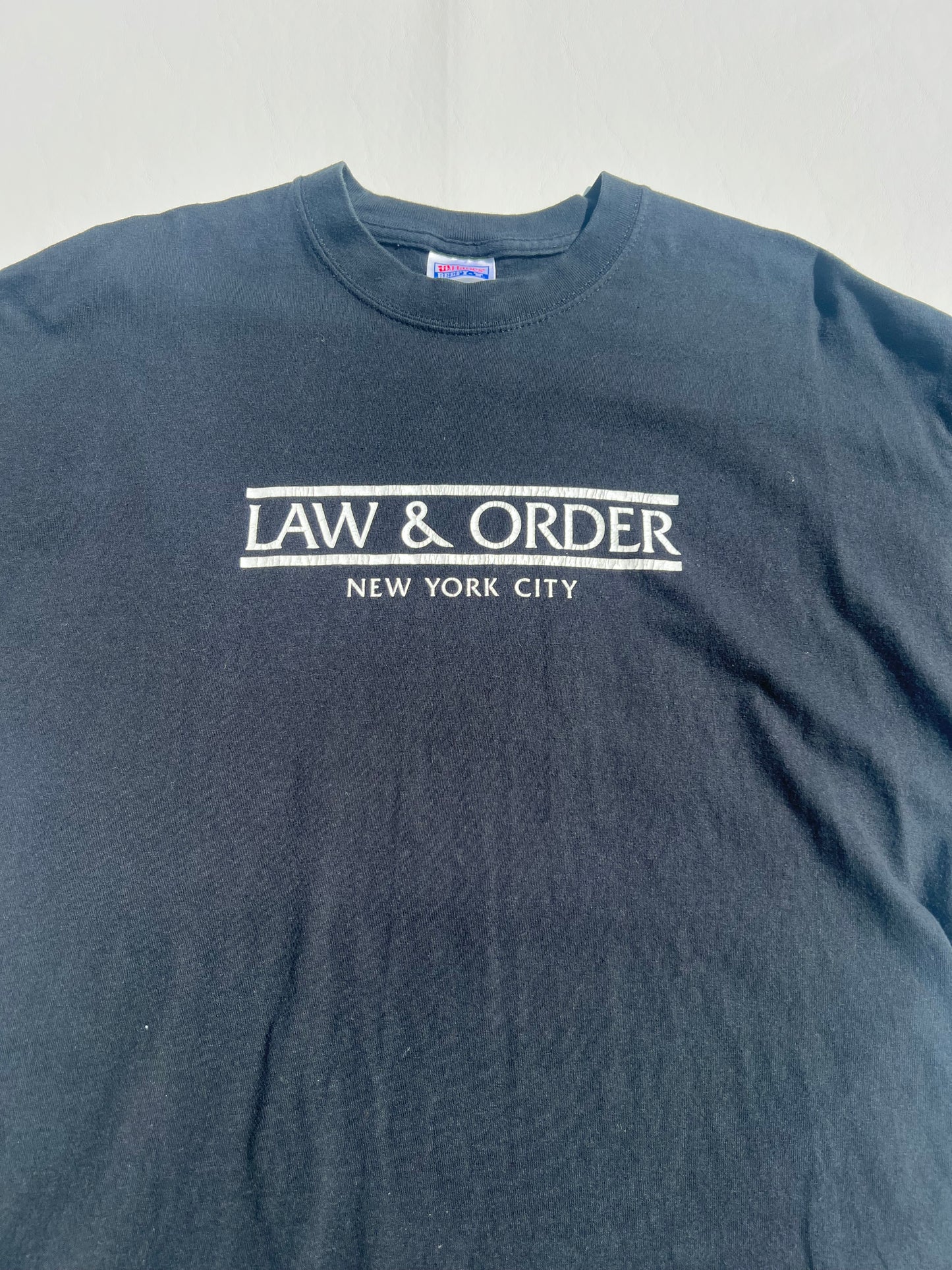 Vintage 1990's Law & Order New York City TV Series Promo Shirt