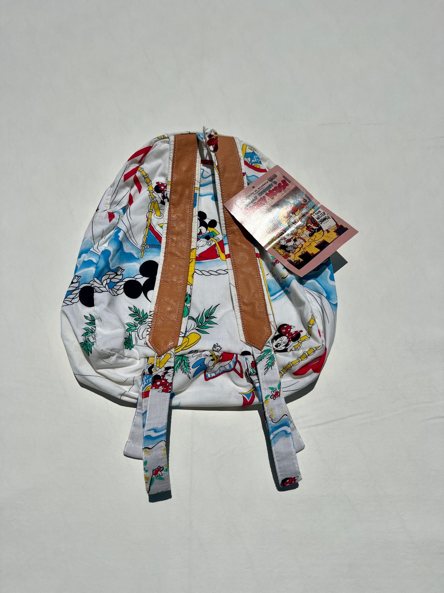 Vintage 1980's Disney Mickey Mouse Cartoon Backpack