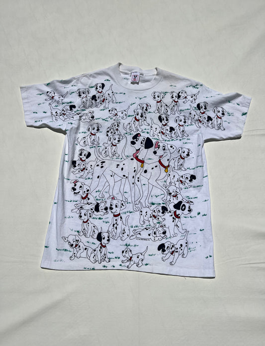 Vintage 1990's Disney 101 Dalmatians AOP Shirt