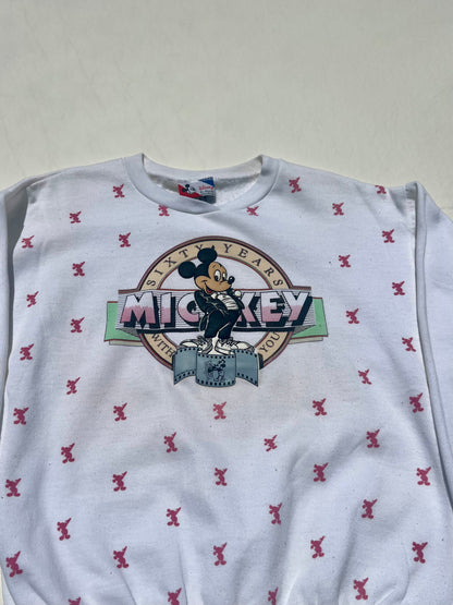 Vintage 1987 Disney Mickey Mouse "60 Years With You" Crewneck