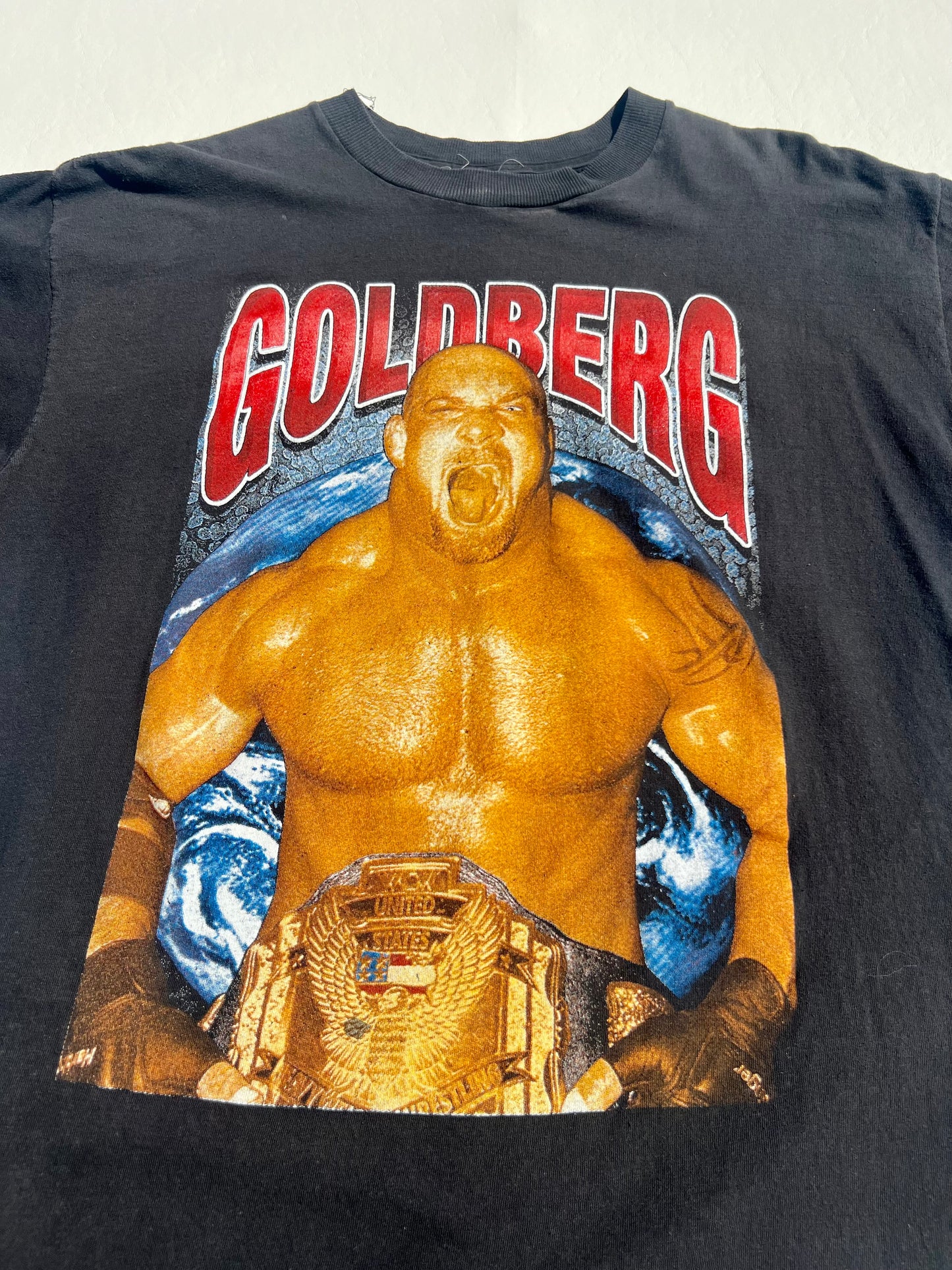 Vintage 1990's WCW Goldberg Rap Tee Shirt