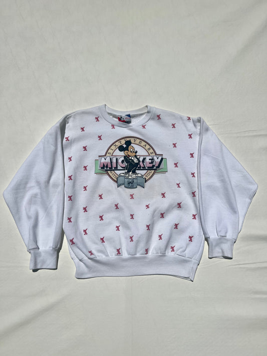 Vintage 1987 Disney Mickey Mouse "60 Years With You" Crewneck